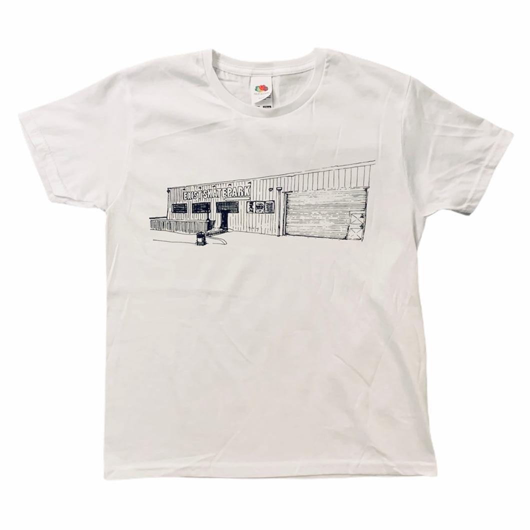 Exist Skatepark T-Shirt White (Youth)