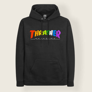 Thrasher Magazine Rainbow Logo Hood