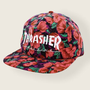 Thrasher Magazine Floral Print Snapback Cap