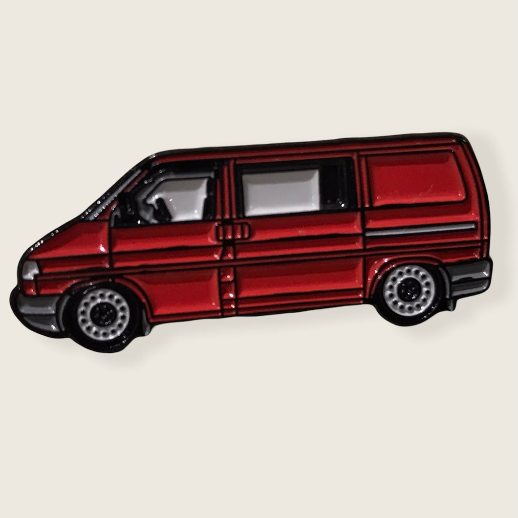 CRV WKD x Fore-Cast Red VW Tidy Camper Lapel Pin